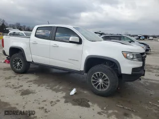 2022 Chevrolet Colorado 4WD ZR2 with VIN 1GCGTEEN2N1186097, listed as a Copart auction lot 43480655 with 45,379 mi miles and Salvage Title. Bid and sale history available at carsss.com. Image 4.