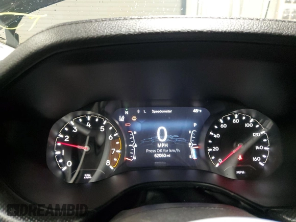 2022 Jeep Compass Trailhawk z VIN 3C4NJDDB5NT148368, wystawiony jako Copart lot #48808755 z przebiegiem 62 060 mil mil oraz Szkoda całkowita • Salvage title. Historia ofert i sprzedaży dostępna na DreamBid. Obrazek 9.