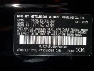 2022 Mitsubishi Mirage G4 ES with VIN ML32FUFJ6NHF04081, listed as a Copart auction lot 42690525 with 83,021 mi miles and Clean Title. Bid and sale history available at carsss.com. Image 13.