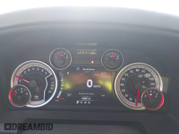 2015 Ram 1500 Lone Star with VIN 1C6RR7LT4FS601346, listed as a IAAI auction lot 42228545 with 129,661 mi miles and . Bid and sale history available at DreamBid. Image 7.