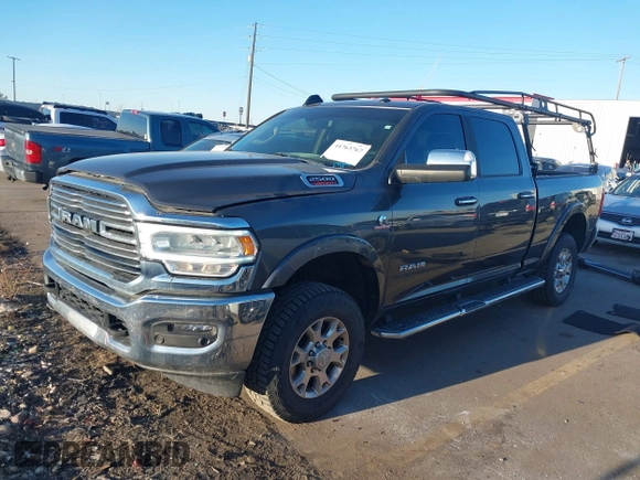 2022 Ram 2500 Laramie with VIN 3C6UR5FL5NG203501, listed as a IAAI auction lot 41763767 with 75,715 mi miles and . Bid and sale history available at DreamBid. Image 2.