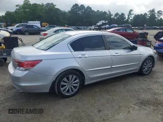 2011 Honda Accord EX-L with VIN 1HGCP3F89BA000682, listed as a Copart auction lot 61392095 with 191,690 mi miles and Clean title. Bid and sale history available at DreamBid. Image 3.