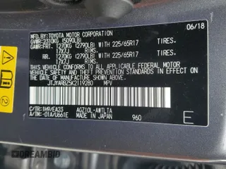 2019 Lexus NX 300 with VIN JTJYARBZ5K2119280, listed as a Copart auction lot 62200205 with 131,286 mi miles and Salvage title. Bid and sale history available at DreamBid. Image 13.