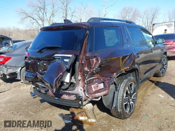 2021 GMC Acadia SLE with VIN 1GKKNKLS8MZ174908, listed as a IAAI auction lot 41745082 with 40,178 mi miles and . Bid and sale history available at DreamBid. Image 4.