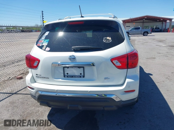 2018 Nissan Pathfinder SL with VIN 5N1DR2MN5JC610240, listed as a IAAI auction lot 41841057 with 100,217 mi miles and . Bid and sale history available at DreamBid. Image 16.