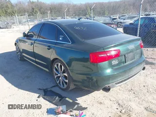 2012 Audi A6 3.0T Prestige with VIN WAUHGAFC8CN160010, listed as a IAAI auction lot 41794692 with 117,897 mi miles. Bid and sale history available at carsss.com. Image 3.