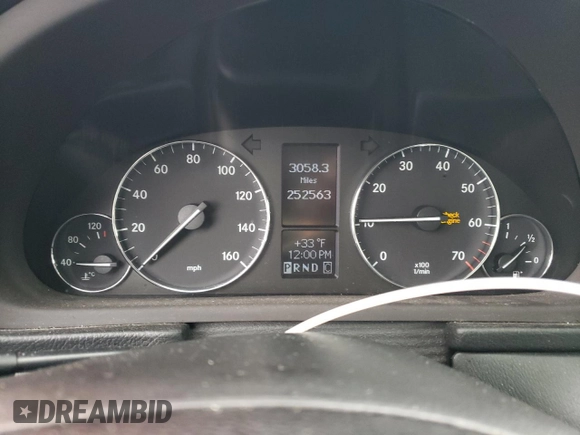 2006 Mercedes-Benz C 280 Luxury with VIN WDBRF54H16F823236, listed as a Copart auction lot 44199675 with 252,563 mi miles and Clean Title. Bid and sale history available at DreamBid. Image 9.