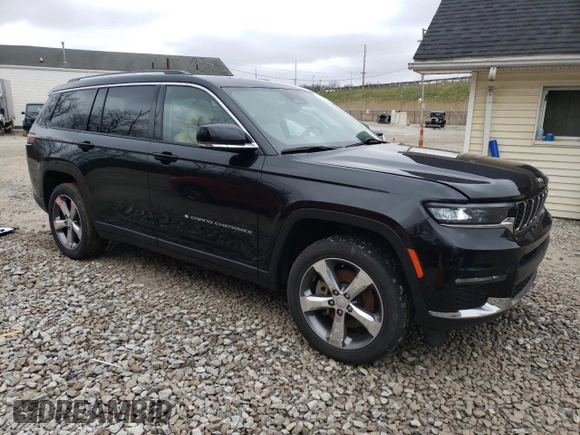 2021 Jeep Grand Cherokee Limited with VIN 1C4RJKBGXM8170481, listed as a Copart auction lot 52379115 with 69,007 mi miles and Salvage Title. Bid and sale history available at DreamBid. Image 4.