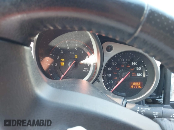 2017 Nissan 370Z with VIN JN1AZ4EHXHM951104, listed as a IAAI auction lot 41992380 with 118,356 mi miles. Bid and sale history available at carsss.com. Image 7.