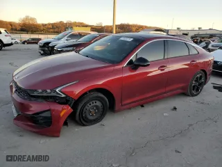 2021 Kia K5 GT-Line with VIN 5XXG64J25MG041930, listed as a Copart auction lot 81800474 with 65,758 mi miles and Salvage Title. Bid and sale history available at carsss.com. Image 1.