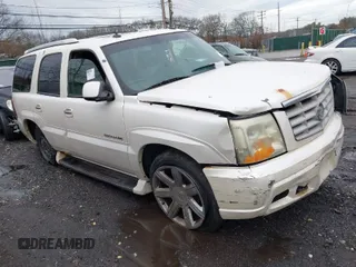 2003 Cadillac Escalade z VIN 1GYEK63N03R212255, wystawiony jako IAAI lot #41849191 z przebiegiem Nie podano mil oraz . Historia ofert i sprzedaży dostępna na DreamBid. Obrazek 1.
