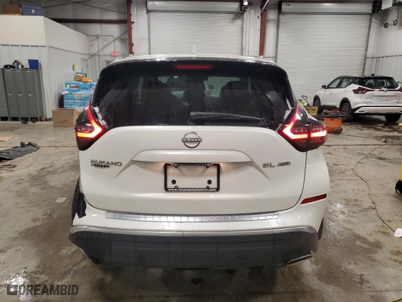 2023 Nissan Murano SL with VIN 5N1AZ2CS1PC121868, listed as a Copart auction lot 88014215 with 20,766 mi miles and Salvage Title. Bid and sale history available at carsss.com. Image 6.