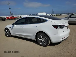 2019 Tesla Model 3 Long Range with VIN 5YJ3E1EB2KF195120, listed as a Copart auction lot 53129415 with 81,071 mi miles and Salvage Title. Bid and sale history available at DreamBid. Image 2.