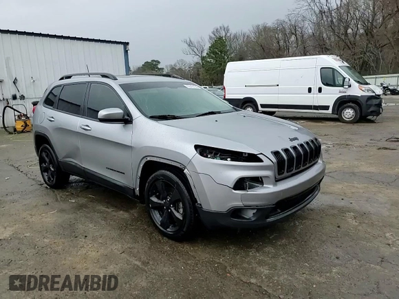 2017 Jeep Cherokee Limited with VIN 1C4PJLDB8HW516866, listed as a Copart auction lot 45516135 with 187,558 mi miles and Salvage Title. Bid and sale history available at carsss.com. Image 14.