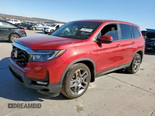 2022 Honda Passport EX-L z VIN 5FNYF7H53NB001890, wystawiony jako Copart lot #47427425 z przebiegiem 70 374 mil mil oraz Szkoda całkowita • Salvage title. Historia ofert i sprzedaży dostępna na DreamBid. Obrazek 1.