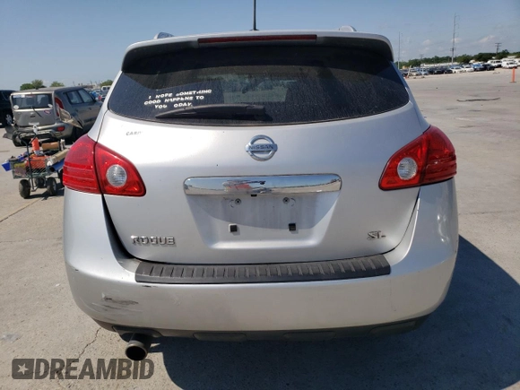 2011 Nissan Rogue SV with VIN JN8AS5MT1BW182795, listed as a Copart auction lot 53326545 with 0 mi miles and Salvage Title. Bid and sale history available at carsss.com. Image 6.
