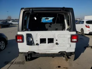 2022 Jeep Wrangler Unlimited Sport S with VIN 1C4HJXDN1NW150976, listed as a Copart auction lot 82924444 with 41,765 mi miles and Salvage Title. Bid and sale history available at carsss.com. Image 6.