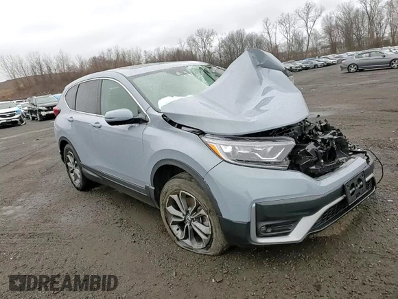 2021 Honda CR-V EX-L with VIN 2HKRW2H85MH630083, listed as a Copart auction lot 49996775 with Not Provided miles and Salvage Title. Bid and sale history available at DreamBid. Image 11.