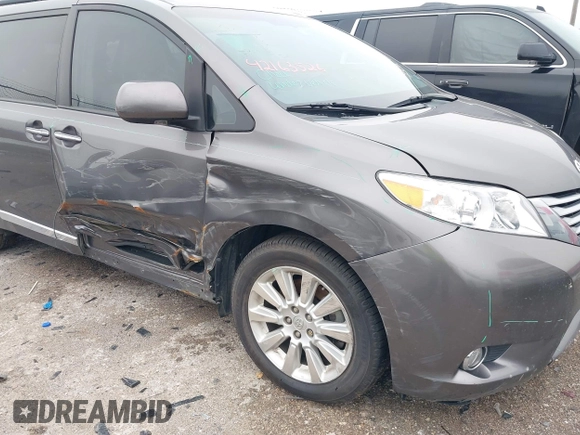 2011 Toyota Sienna XLE AAS with VIN 5TDYK3DC9BS158209, listed as a IAAI auction lot 42163526 with 107,385 mi miles and . Bid and sale history available at DreamBid. Image 18.