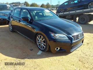 2014 Lexus GS 350 with VIN JTHBE1BL1E5040927, listed as a IAAI auction lot 41419078 with 143,783 mi miles. Bid and sale history available at carsss.com. Image 1.