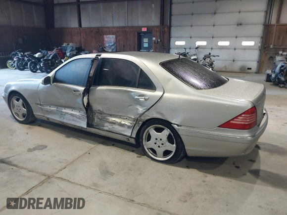 2003 Mercedes-Benz S 500 with VIN WDBNG84J93A360917, listed as a IAAI auction lot 39171730 with 134,495 mi miles and . Bid and sale history available at DreamBid. Image 3.