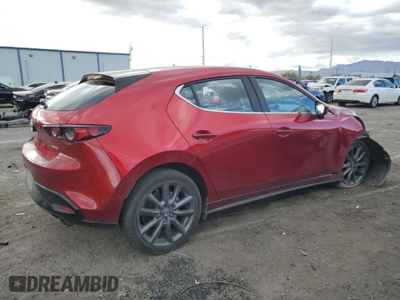 2021 Mazda Mazda3 Hatchback Preferred with VIN JM1BPALL6M1346943, listed as a Copart auction lot 48400755 with 44,700 mi miles and Salvage Title. Bid and sale history available at carsss.com. Image 3.