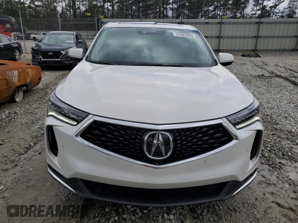 2023 Acura RDX w/Technology Package with VIN 5J8TC1H57PL010481, listed as a Copart auction lot 47923285 with 10,289 mi miles and Salvage Title. Bid and sale history available at carsss.com. Image 5.