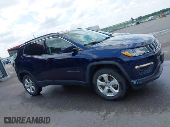 2018 Jeep Compass Latitude with VIN 3C4NJDBB2JT150463, listed as a IAAI auction lot 42452301 with 73,895 mi miles and . Bid and sale history available at DreamBid. Image 13.