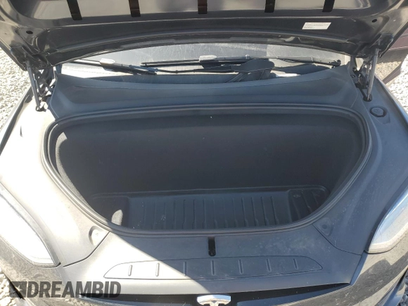 2023 Tesla Model X with VIN 7SAXCAE52PF380229, listed as a Copart auction lot 53535065 with 42,456 mi miles and Salvage Title. Bid and sale history available at DreamBid. Image 12.
