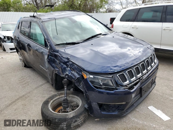 2018 Jeep Compass Latitude with VIN 3C4NJDBB1JT232944, listed as a Copart auction lot 49514104 with 108,402 mi miles and Salvage title. Bid and sale history available at DreamBid. Image 4.