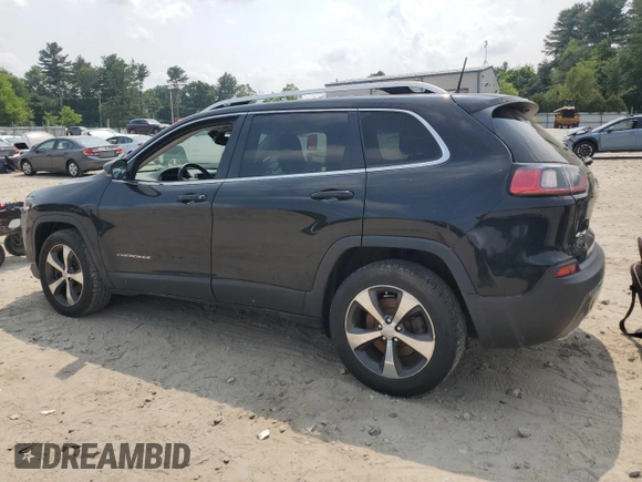 2019 Jeep Cherokee High Altitude with VIN 1C4PJMDX2KD283992, listed as a Copart auction lot 59849195 with 103,463 mi miles and Salvage title. Bid and sale history available at DreamBid. Image 2.