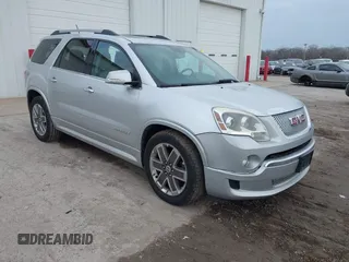 2011 GMC Acadia Denali with VIN 1GKKRTED3BJ408473, listed as a IAAI auction lot 41717368 with 204,518 mi miles and . Bid and sale history available at DreamBid. Image 1.