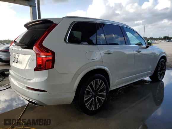 2020 Volvo XC90 Momentum with VIN YV4102CK7L1543516, listed as a Copart auction lot 78391144 with 61,205 mi miles and Salvage Title. Bid and sale history available at carsss.com. Image 3.