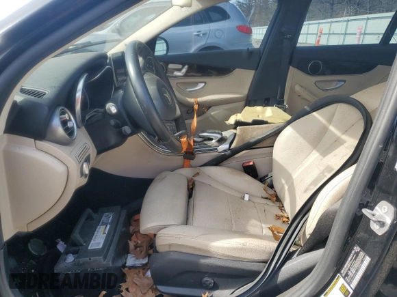 2016 Mercedes-Benz C 300 Luxury with VIN 55SWF4KBXGU172870, listed as a Copart auction lot 54019325 with Not provided miles and Clean title. Bid and sale history available at DreamBid. Image 7.