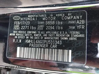 2023 Hyundai Elantra SE с VIN KMHLL4AG1PU531343, выставлен на аукционе IAAI как лот 41793011 с пробегом 78 982 миль миль и . История ставок и продаж доступна на DreamBid. Изображение 9.