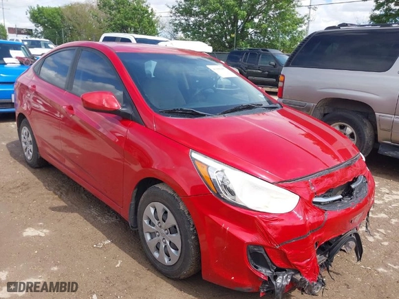 2017 Hyundai Accent SE with VIN KMHCT4AE0HU254605, listed as a IAAI auction lot 41909487 with 52,685 mi miles. Bid and sale history available at carsss.com. Image 1.