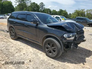 2013 Dodge Durango Crew with VIN 1C4RDHDG5DC664154, listed as a Copart auction lot 57149935 with 191,031 mi miles and Salvage title. Bid and sale history available at DreamBid. Image 4.