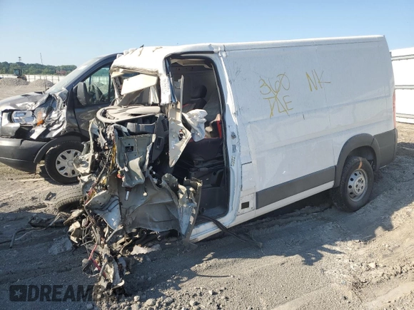 2017 Ram ProMaster Cargo with VIN 3C6TRVNG5HE501885, listed as a Copart auction lot 56266234 with Not Provided miles and Salvage Title. Bid and sale history available at carsss.com. Image 1.