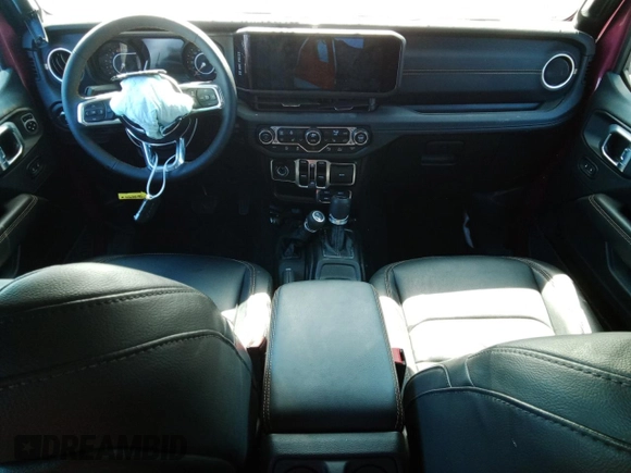 2024 Jeep Wrangler Sahara with VIN 1C4PJXEG8RW336631, listed as a Copart auction lot 56427475 with Not provided miles and Salvage title. Bid and sale history available at DreamBid. Image 8.