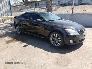 2008 Lexus IS 250 with VIN JTHBK262982067587, listed as a Copart auction lot 55614715 with 125,368 mi miles and Salvage title. Bid and sale history available at DreamBid. Image 4.