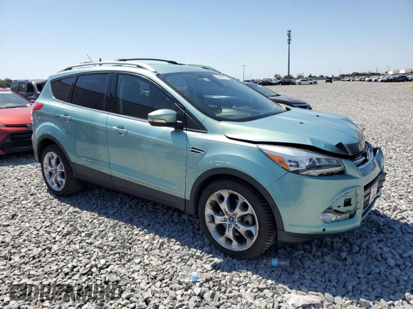 2013 Ford Escape Titanium with VIN 1FMCU0J95DUD15353, listed as a Copart auction lot 53604625 with 49,652 mi miles and Salvage Title. Bid and sale history available at carsss.com. Image 4.