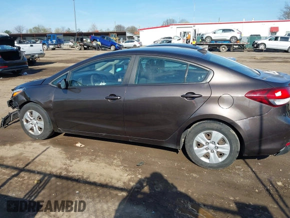 2017 Kia Forte LX with VIN 3KPFK4A7XHE156816, listed as a IAAI auction lot 41974501 with 153,606 mi miles. Bid and sale history available at carsss.com. Image 15.