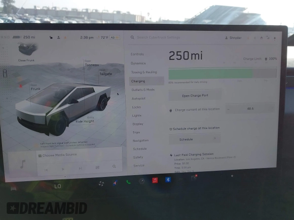 2024 Tesla Cybertruck с VIN 7G2CEHEDXRA050258, выставлен на аукционе IAAI как лот 41200586 с пробегом 495 миль миль и . История ставок и продаж доступна на DreamBid. Изображение 17.