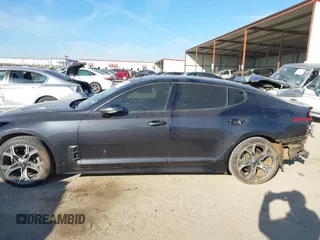 2021 Kia Stinger GT-Line with VIN KNAE15LA3M6088482, listed as a IAAI auction lot 41591887 with 64,381 mi miles and . Bid and sale history available at DreamBid. Image 14.