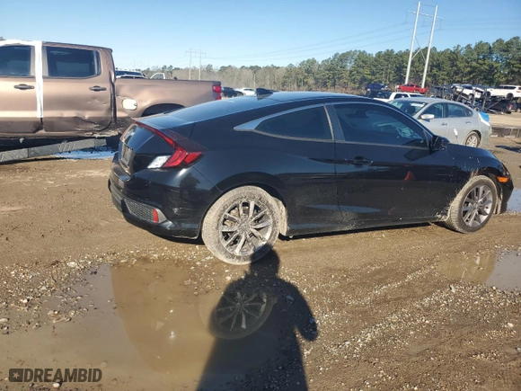 2020 Honda Civic Coupe EX with VIN 2HGFC3B30LH352314, listed as a Copart auction lot 46889115 with 29,618 mi miles and Salvage Title. Bid and sale history available at carsss.com. Image 3.