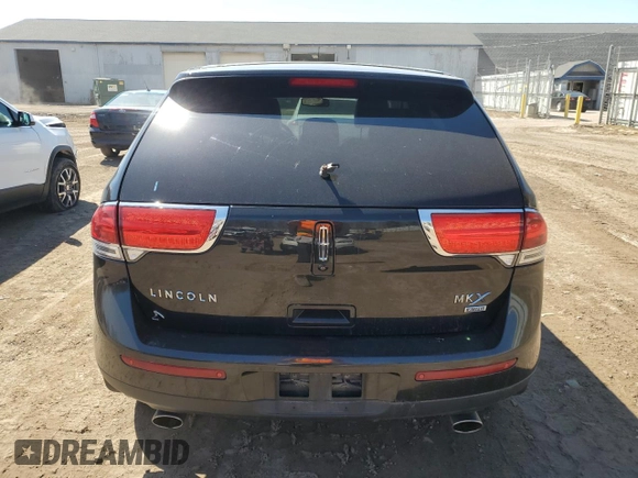 2013 Lincoln MKX with VIN 2LMDJ8JKXDBL02025, listed as a Copart auction lot 53683565 with 163,918 mi miles and Clean Title. Bid and sale history available at carsss.com. Image 6.