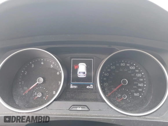 2019 Volkswagen Tiguan S with VIN 3VV1B7AXXKM002312, listed as a IAAI auction lot 42282809 with 80,781 mi miles and . Bid and sale history available at DreamBid. Image 7.