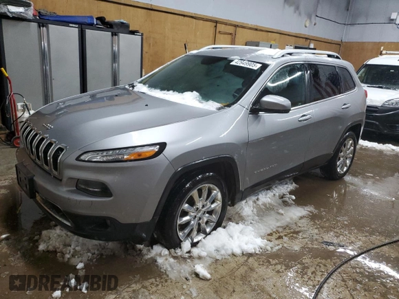 2016 Jeep Cherokee Limited with VIN 1C4PJLDB3GW216490, listed as a Copart auction lot 42949905 with 171,626 mi miles and Salvage Title. Bid and sale history available at carsss.com. Image 1.
