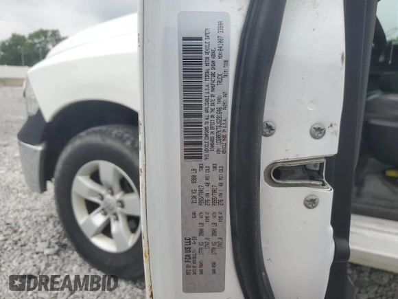 2018 Ram 1500 Express с VIN 1C6RR7KT6JS291646, выставлен на аукционе Copart как лот 59899025 с пробегом 159 545 миль миль и Чистый • Clean title. История ставок и продаж доступна на DreamBid. Изображение 12.