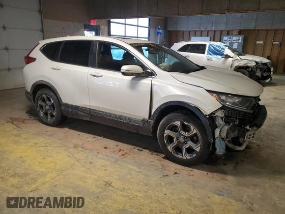 2018 Honda CR-V EX-L with VIN 5J6RW2H87JL017559, listed as a Copart auction lot 46230535 with 121,419 mi miles and Salvage Title. Bid and sale history available at DreamBid. Image 4.